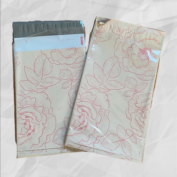 Roses are Pink 6.5 x 10" Poly Mailer PRICE IS FIRM “Last One” - Picture 3 of 4
